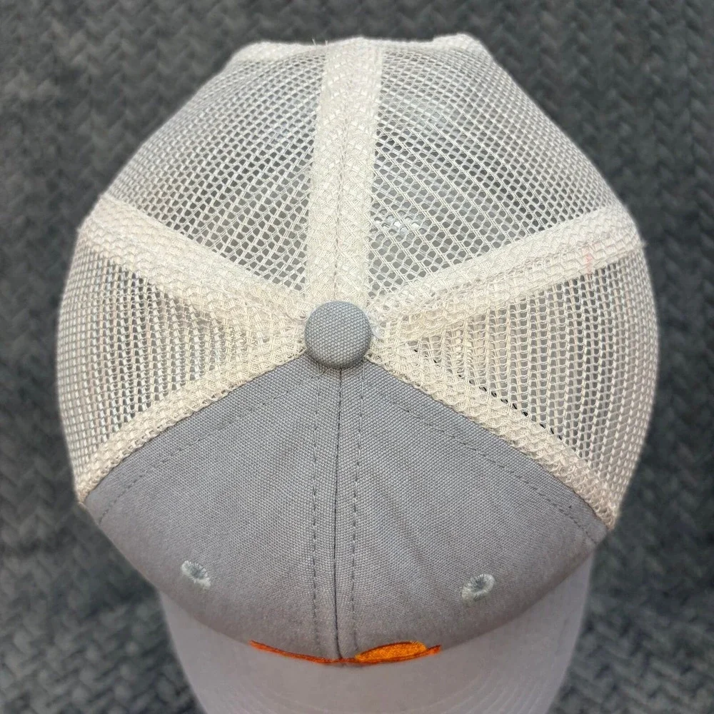 Moosejaw Ouray Sportswear Trucker Hat Blue Mesh Snapback Mountain Graphic Cap